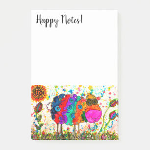 Post-it® Mignons et moutons colorés