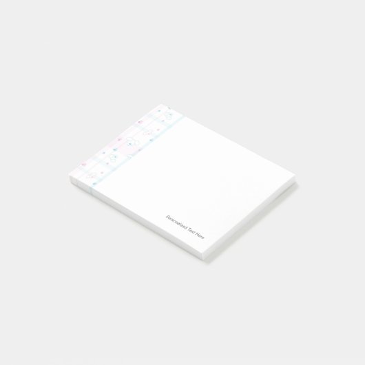 Post-it® Mignons motifs avec chiens (Incliné)