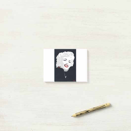 Post-it® MIK05BW Miki Marilyn.tif (Sur un bureau)