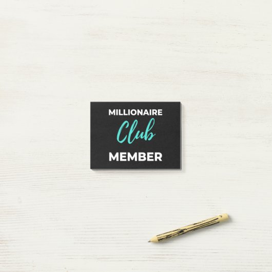 Post-it® Millionaire Club Member (Sur un bureau)