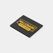 POST-IT® MILLIONNAIRE EN TRAIN DE FAIRE (Incliné)