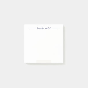 Post-it® Mince minimaliste violet Nom complet