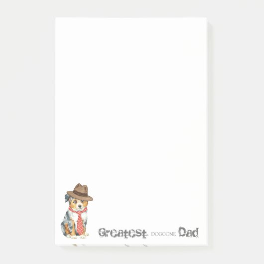 Post-it® Mini American Shepherd Dad (Devant)
