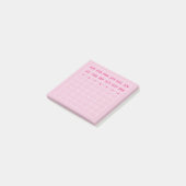Post-it® Mini calendrier Pink Minimalist mensuel (Incliné)