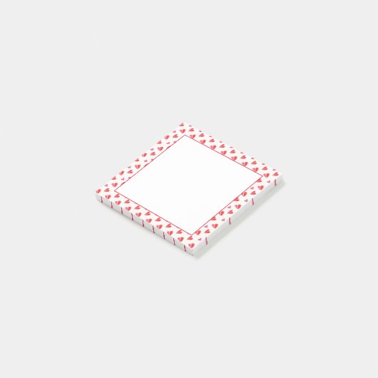 Post-it® MINI COEURS 3x3 Post It Note Pad (Incliné)