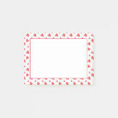 Post-it® MINI COEURS 4x3 Post It Note Pad (Devant)