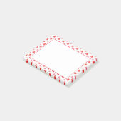 Post-it® MINI COEURS 4x3 Post It Note Pad (Incliné)