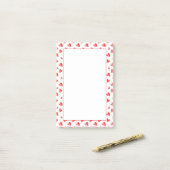 Post-it® MINI COEURS 4x6 Poster It Note Pad (Sur un bureau)