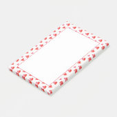 Post-it® MINI COEURS 4x6 Poster It Note Pad (Incliné)