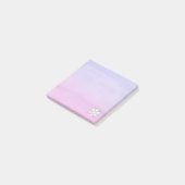 Post-it® Mini couleur carré rose violet (Incliné)