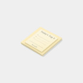 Post-it® Mini priorités "Top 3" d’aujourd’hui Note (Incliné)