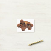 Post-it® Mini traitements au chocolat et à l'arachide (Sur un bureau)