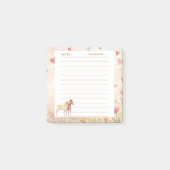Post-it® Miniature Histoire de Cheval de la Saint-Valentin (Devant)