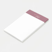 Post-it® Minimal moderne professionnel Dusty Rose simple (Incliné)