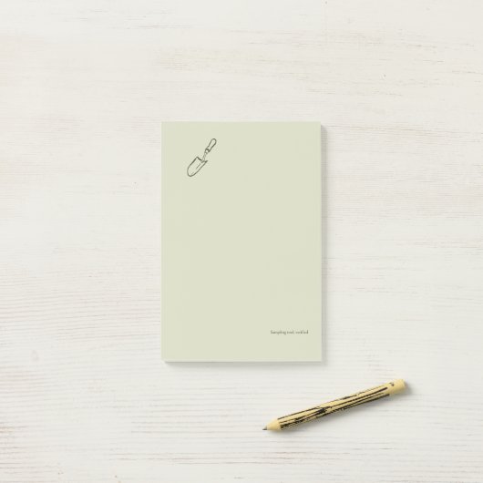 Post-it® Minimalist Botanical Garden Reader Gift (Sur un bureau)