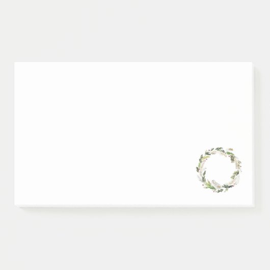 Post-it® Minimalist Christmas Wreath (Devant)