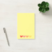 Post-it® Minimalist Colorful Hearts (Bureau)