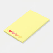 Post-it® Minimalist Colorful Hearts (Incliné)