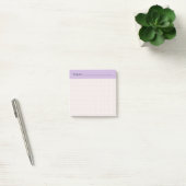 Post-it® Minimalist HandDrawn Grid Topic Header Lilac (Bureau)