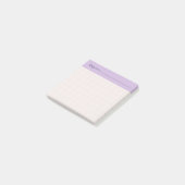 Post-it® Minimalist HandDrawn Grid Topic Header Lilac (Incliné)