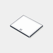 Post-it® Minimalist Monogram Double Border Stationery (Incliné)