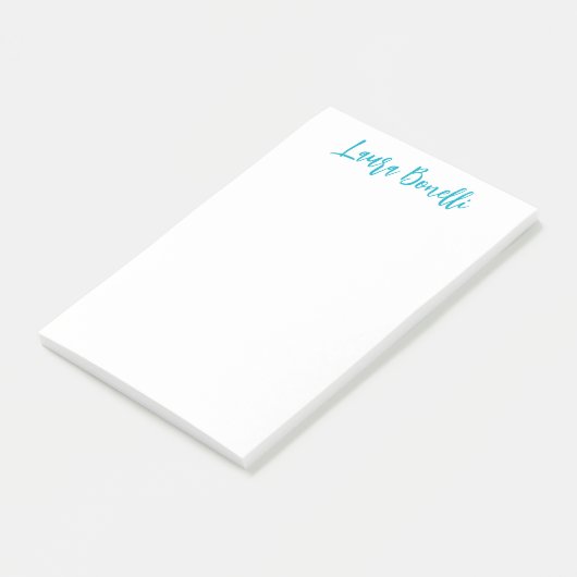 Post-it® Minimalist Professional Handwrite Plain Name Title (Incliné)