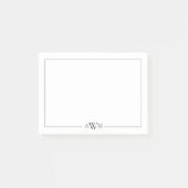 Post-it® Minimalist Three Letter Monogram (Devant)
