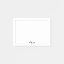 Minimalist Three Letter Monogram