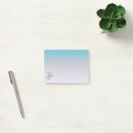 Post-it® Minimaliste À Thème Océan (Bureau)