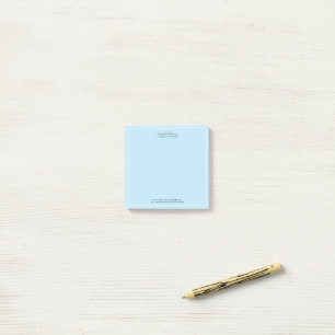 Post-it® Minimaliste bleu professionnel