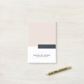 Post-it® Minimaliste géométrique moderne (Sur un bureau)