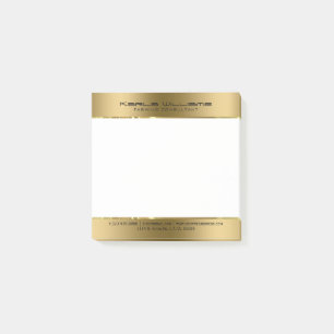 Post-it® Minimaliste moderne brillant Faux Or