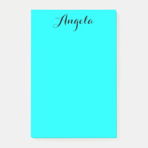 Post-it® Minimaliste Moderne Personnalisé Aqua
