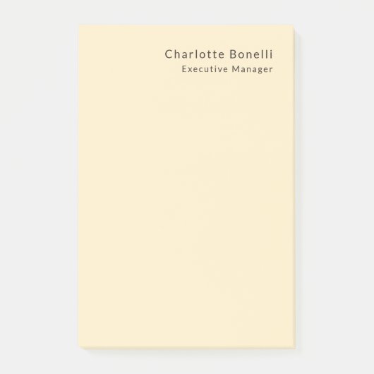 Post-it® Minimaliste moderne professionnel (Devant)