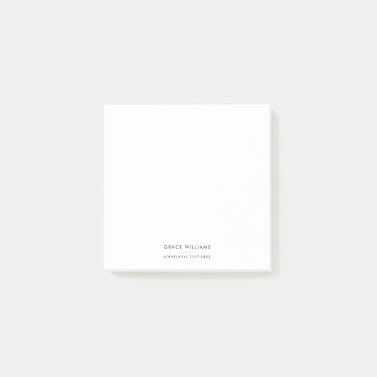 Post-it® Minimaliste Moderne Professionnel (Devant)