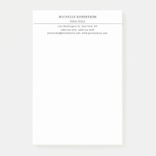 Post-it® Minimaliste Moderne Professionnel Créatif