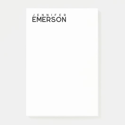 Post-it® Minimaliste moderne professionnel plain (Devant)