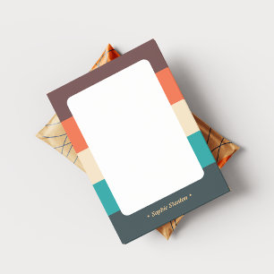 Post-it® Minimaliste Moderne Rétro Abstrait Script Bloc de