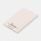 Post-it® Minimaliste moderne rose pâle (Incliné)