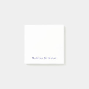 Post-it® Minimaliste Moderne Simple Nom Propre