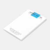 Post-it® Minimaliste Moderne Simple Uni (Incliné)