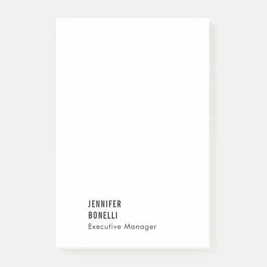 Post-it® Minimaliste moderne tendance professionnelle (Devant)