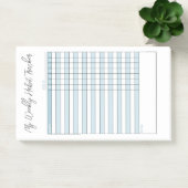 Post-it® Minimaliste Pastel Blue Weekly Habit Tracker (Bureau)