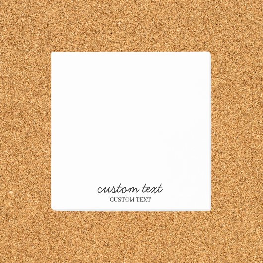 Post-it® Minimaliste personnalisable