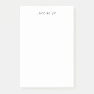 Post-it® Minimaliste Professionnel Plain Élégant Nom Modern
