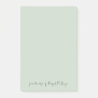 Mint 4x6 du bureau du script