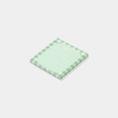 Post-it® Mint Plaid Note Design (Incliné)