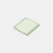 Post-it® Mint Plaid Note Design (Incliné)