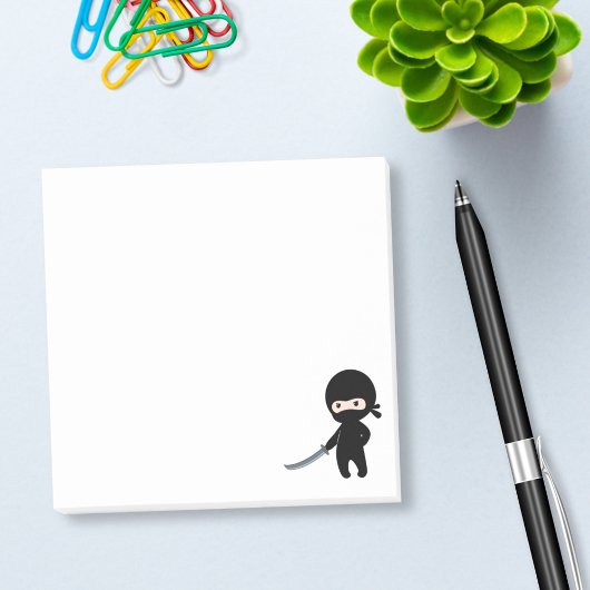 Post-it® Minuscule Ninja en colère