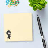 Post-it® Minuscule Ninja heureux sur Jaune